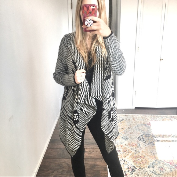 Gap | thick wool sweater waterfall cardigan - Picture 2 of 6